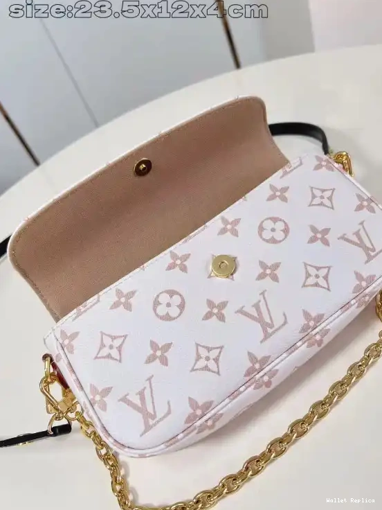 Affordable on Louis Vuitton Chain Ivy-23.5*12*4.3cm Wallet 0630